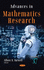 Advances in Mathematics Research. Volume 37