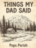 Things My Dad Said