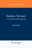 Italian Syntax: A Government-Binding Approach