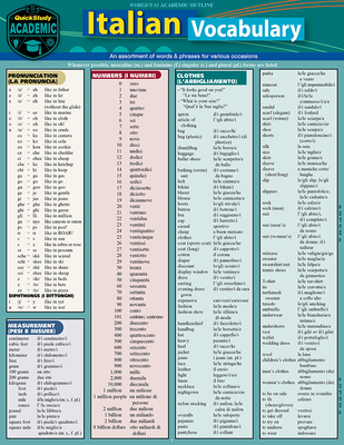 Italian Vocabulary - Levi, Joseph