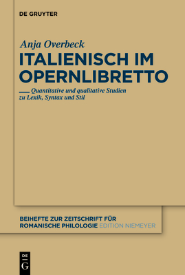 Italienisch Im Opernlibretto - Overbeck, Anja
