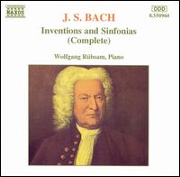 J.S. Bach: Inventions and Sinfonias (Complete) - Wolfgang Rubsam (piano)