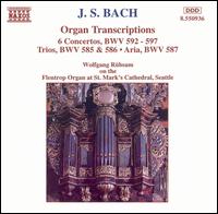 J.S. Bach: Organ Transcriptions - Wolfgang R�bsam (organ)
