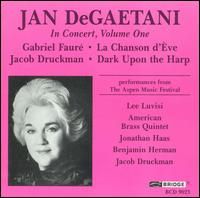 Jan DeGaetani in Concert, Vol. 1 - American Brass Quintet; Benjamin Herman (percussion); Christopher Gekker (trumpet); David Wakefield (horn);...