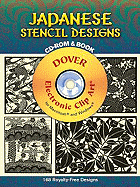 Japanese Stencil Designs: 168 Royalty-Free Designs