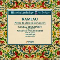 Jean Philippe Rameau: Pi�ces de Clavecin en Concert - Gustav Leonhardt (harpsichord); Lars Fryden (baroque violin); Nikolaus Harnoncourt (viola da gamba)