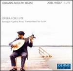 Johann Adolph Hasse: Opera for Lute