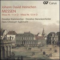 Johann David Heinichen: Messen - Andreas Scheibner (bass); Christine Wolff (soprano); Egbert Junghanns (bass); Hermann Oswald (tenor); Jochen Kupfer (bass);...