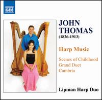 John Thomas: Harp Music - Lipman Harp Duo; Sayo Lipman (harp); Sebastien Lipman (harp)