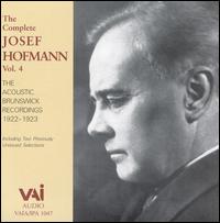 Josef Hofmann, Vol. 4 - Josef Hofmann (piano)