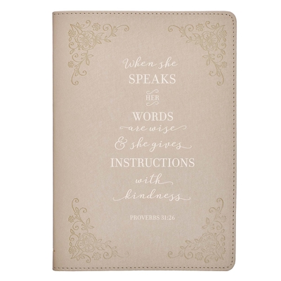 Journal Classic Ivory When She - Christian Art Gifts Inc (Creator)