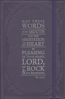 Journal - Lux-Leather - Purple - Christian Art Gifts (Creator)