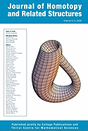 Journal of Homotopy and Related Structures 4(1)