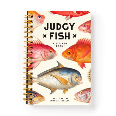 Judgy Fish Sticker Book - Brass Monkey, Brass, and Galison