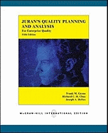 Juran's Quality Planning and Analysis for Enterprise Quality