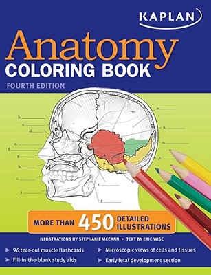 Kaplan Anatomy Coloring Book - McCann, Stephanie, and Wise, Eric
