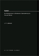 Karst: An Introduction to Systematic Geomorphology