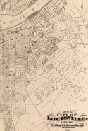 Kentucky Vintage Map Field Journal Notebook, 50 pages/25 sheets, 4x6