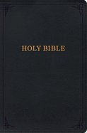 KJV Holy Bible, Giant Print with Cross-References, Black Leathertouch