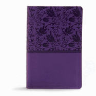 KJV Large Print Personal Size Reference Bible, Purple Leathertouch Indexed