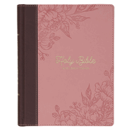 KJV Note-Taking Bible (Faux Leather Hardcover, Brown/Pink)