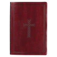 KJV Super Giant Print Red Letters with Thumb-Indexing Burgundy