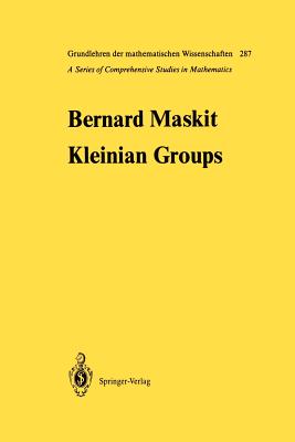 Kleinian Groups - Maskit, Bernard