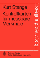 Kontrollkarten f?r messbare Merkmale