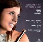 Konzerte for flute & harp: Henze, Bach, Mozart
