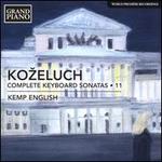 Kozeluch: Complete Keyboard Sonatas, Vol. 11