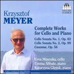 Krzysztof Meyer: Complete Works for Cello and Piano
