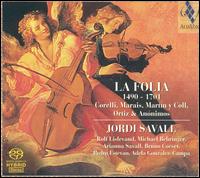 La Folia, 1490-1701 - Adela Gonzalez-Campa (castanets); Adela Gonzalez-Campa (grelots); Arianna Savall (harp); Bruno Cocset (basse de viole);...
