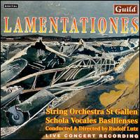Lamentationes - Rudolf Lutz (conductor)