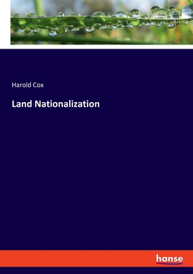Land Nationalization - Cox, Harold