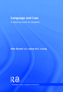 Language and Law: A Resource Book for Students