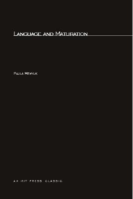 Language and Maturation - Menyuk, Paula