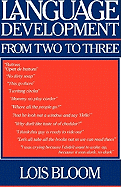 Language Development from Two to Three