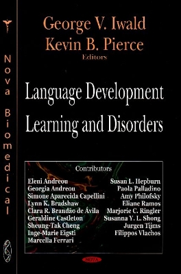 Language Development, Learning and Disorders - Iwald, George V