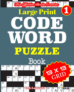 Large Print CODEWORD PUZZLE Book; Vol. 1
