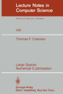 Large Sparse Numerical Optimization