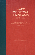 Late Medieval England Part One Hb