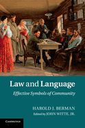 Law and Language: Effective Symbols of Community