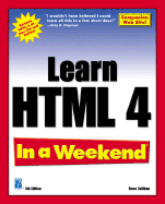Learn HTML 4 in a Weekend