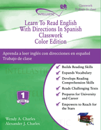 Learn To Read English With Directions In Spanish Classwork: Color Edition