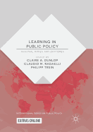 Learning in Public Policy: Analysis, Modes and Outcomes