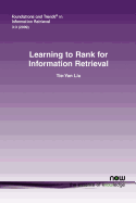 Learning to Rank for Information Retrieval