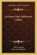 Lectures And Addresses (1892)