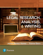 Legal Research, Analysis, and Writing (Subscription)