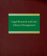 Legal research and law library management