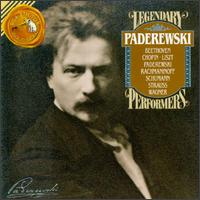 Legendary Performers: Paderewski - Ignace Jan Paderewski (piano)